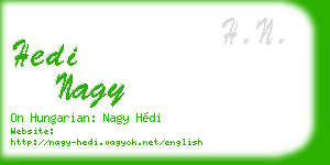 hedi nagy business card